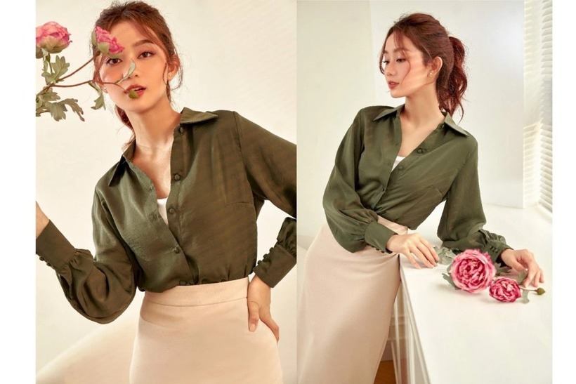 Màu xanh rêu có nhiều sắc độ khác nhau, từ xanh rêu đậm, xanh rêu nhạt đến xanh rêu ánh vàng, mỗi sắc độ sẽ mang đến một vẻ đẹp riêng.
