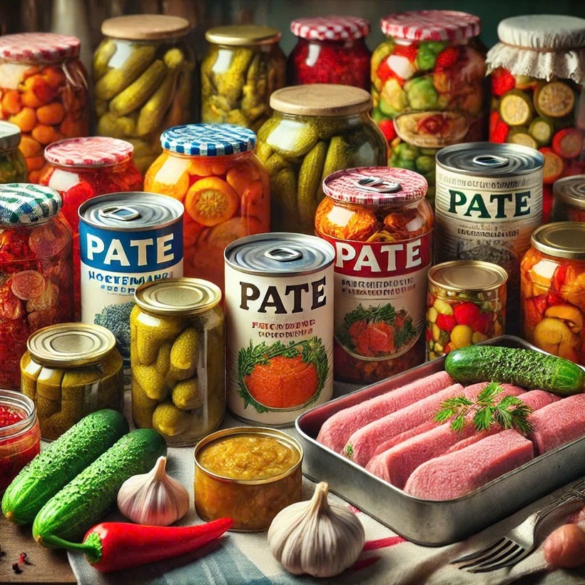 Với thực phẩm có nguy cơ cao nhiễm khuẩn (pate, cá hộp, thịt hộp, thực phẩm tự làm), nên hâm nóng kỹ trước khi ăn để tiêu diệt vi khuẩn (đun sôi ít nhất 10-15 phút). Không để ở nhiệt độ phòng quá 2 giờ sau khi mở. Ảnh minh họa.