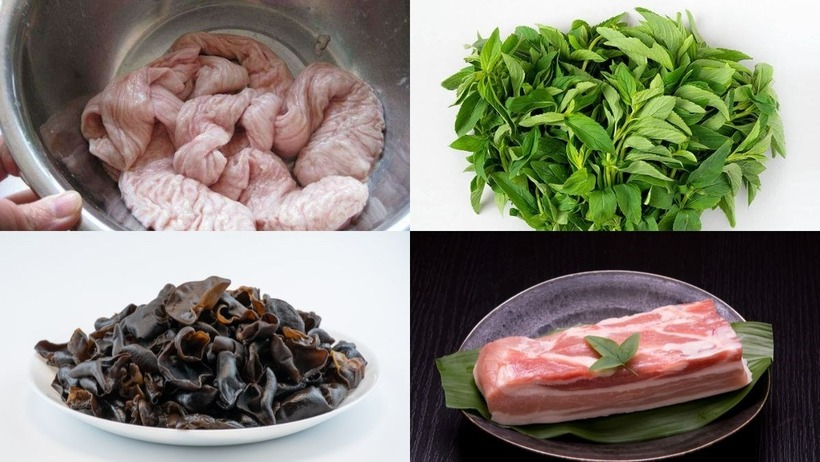 Nguyên liệu cần có. Ảnh minh họa.