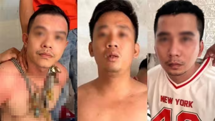 3 đối tượng bị Công an bắt giữ ở Tây Ninh. Ảnh: Báo Công lý