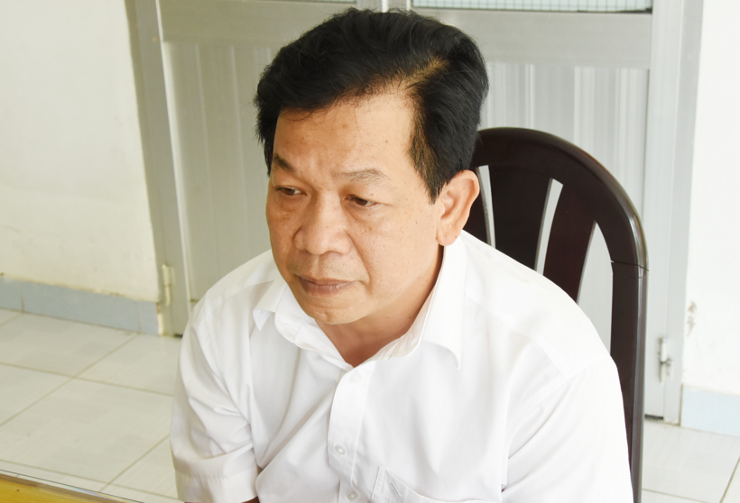 Bị can Phong tại cơ quan điều tra. Ảnh: VietNamNet