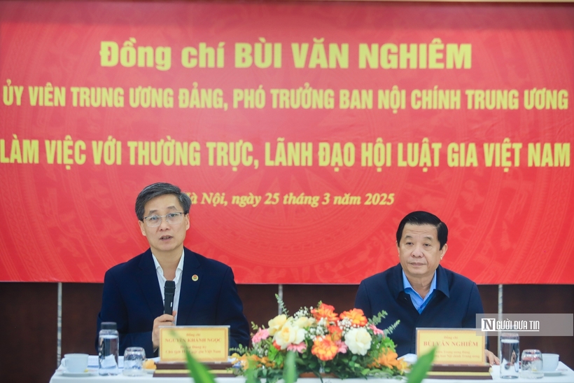 Buổi làm việc đã thể hiện sự quan tâm của Đảng, Nhà nước và Ban Nội chính Trung ương đối với tổ chức và hoạt động của Hội Luật gia Việt Nam.