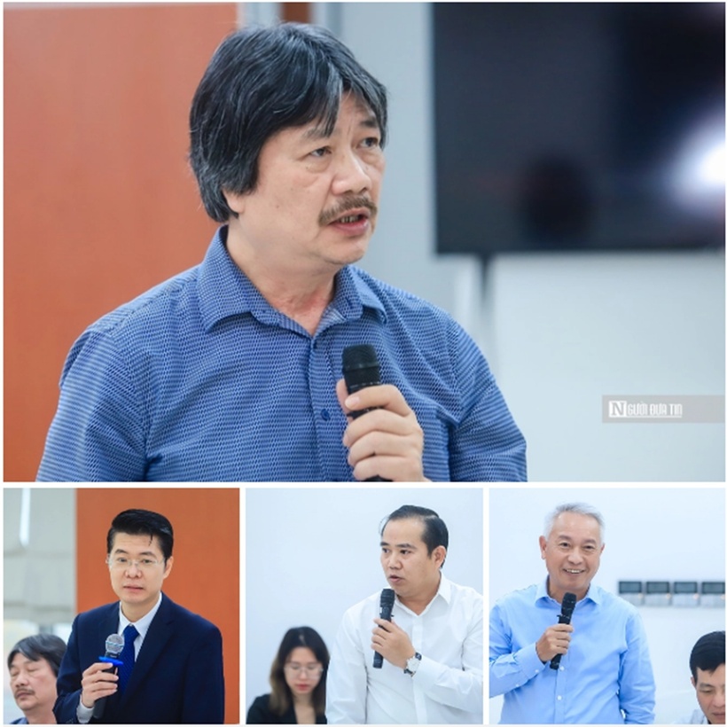 Các ý kiến phát biểu tại buổi làm việc.