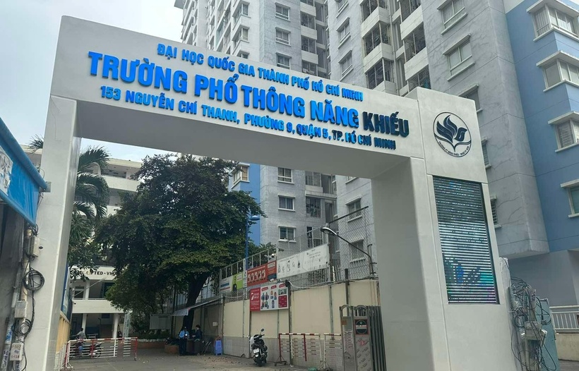 Năm 2025, Trường Phổ thông Năng khiếu (Đại học Quốc gia TP.HCM) tuyển tổng cộng 595 học sinh. Ảnh: Thanh Niên