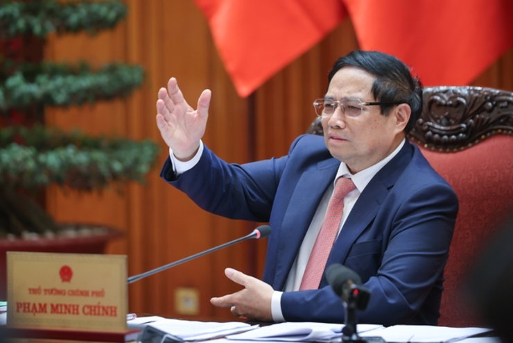 Thủ tướng Phạm Minh Chính kết luận phiên họp (Ảnh: VGP).