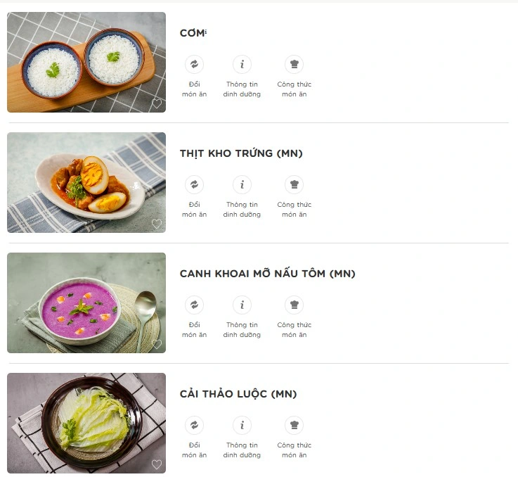 Thực đơn cho mẹ bầu được gợi ý từ Phần mềm