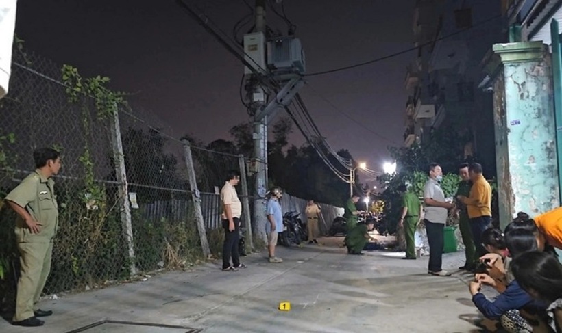 Hiện trường vụ tai nạn. Ảnh: Thanh Niên
