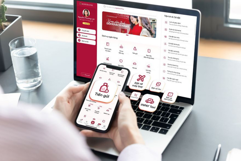 Maket ứng dụng Agribank Plus