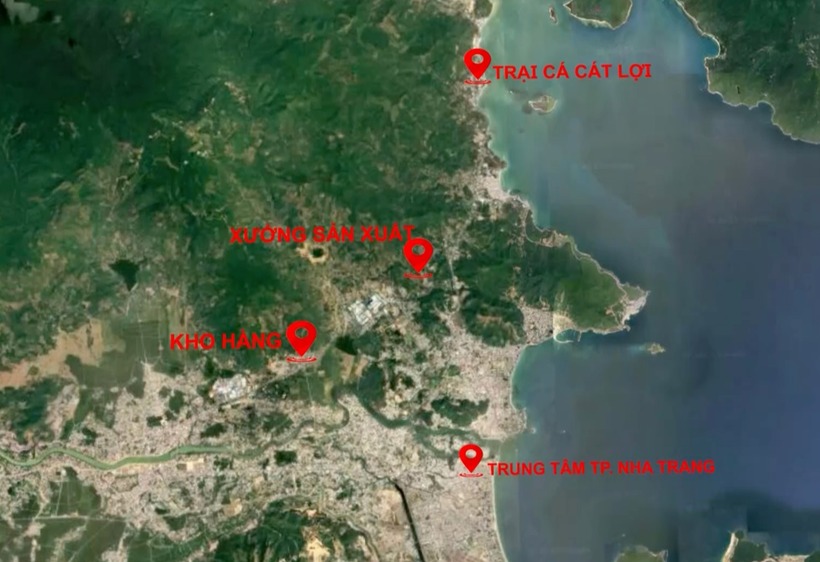 Tháng 11/2024, Minh nhờ người thuê mảnh đất rộng khoảng 1.000m2 tại khu nghĩa trang phía Bắc (xã Vĩnh Lương, Nha Trang) để xây dựng cơ sở, lắp hệ thống điện, lắp đặt các dây chuyền sản xuất ma túy. Đây là khu vực hẻo lánh, ít người qua lại, đường vào khó khăn.