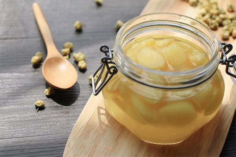 Gừng ngâm giấm có nhiều lợi ích đối với sức khỏe. Ảnh minh họa