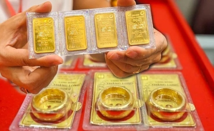 Giá vàng tối nay (27/3): Vàng tăng vọt cuối ngày, tiến sát 100 triệu đồng/lượng.