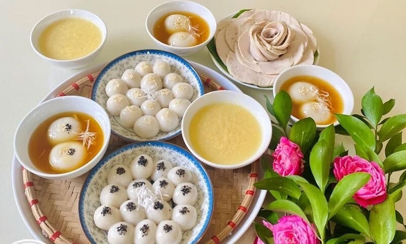 Tại Việt Nam, Tết Hàn thực đã được hợp nhất với Tết bánh trôi, bánh chay, thể hiện rõ nét đặc trưng văn hóa, lối sống riêng của người Việt. Ảnh minh họa.