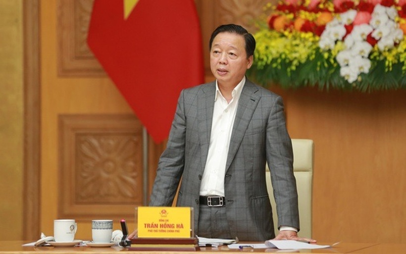 Phó Thủ tướng Trần Hồng Hà phát biểu tại phiên họp (Ảnh: VGP).
