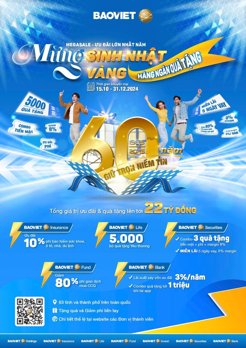 Bảo Việt dành 22 tỷ đồng tri ân khách hàng nhân dịp 60 năm thành lập - 1