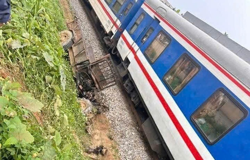 Hiện trường xảy ra vụ tai nạn. Ảnh: Báo Giao thông.
