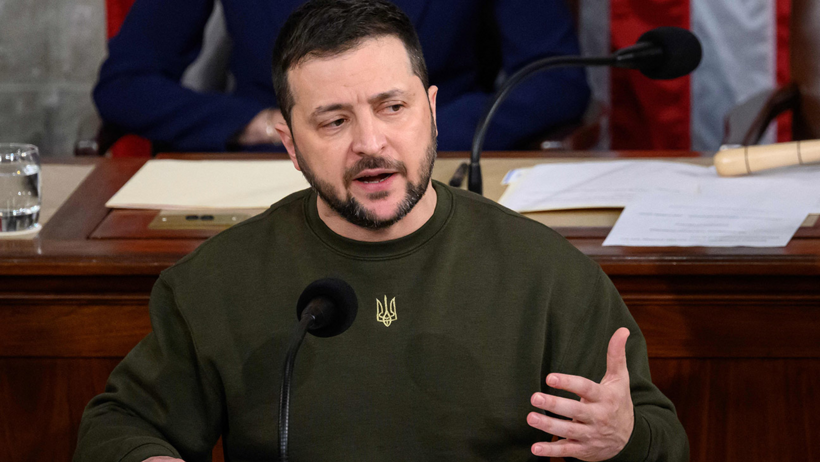 Tổng thống Ukraine Volodymyr Zelensky. Ảnh: Reuters