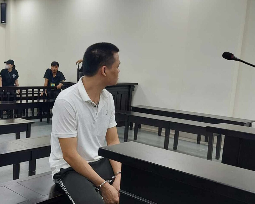Bị cáo Nguyễn Đình Thắng tại phiên tòa xét xử. (Ảnh: Công lý)