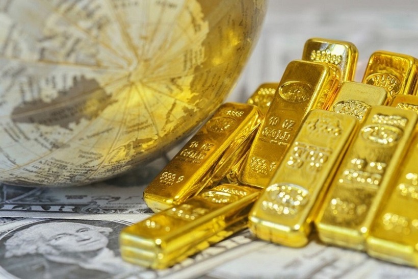 Giá vàng thế giới ngày 28/3 tăng mạnh với giá vàng giao ngay tăng 50,5 USD, lên 3.072 USD/ounce, lập kỷ lục mới. Ảnh minh hoạ.