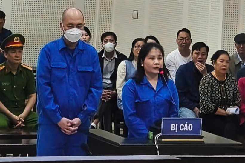 Các bị cáo tại phiên tòa. Ảnh: VietNamNet