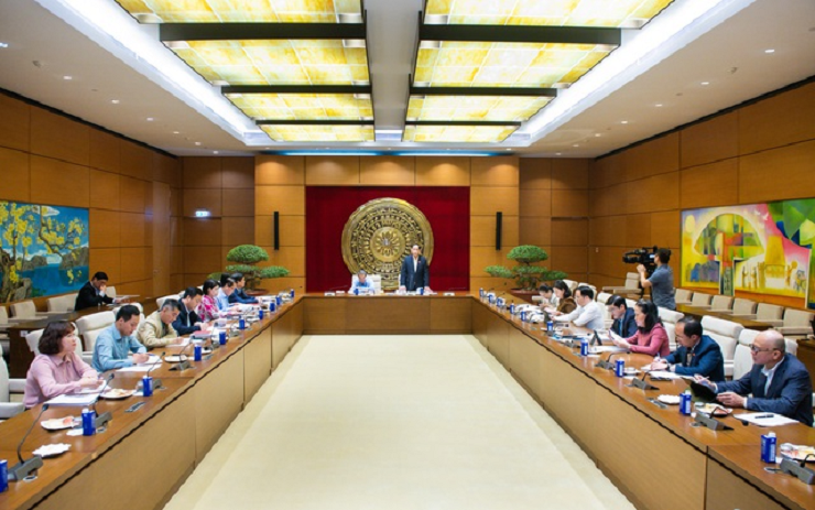 Quang cảnh cuộc làm việc (Ảnh: Quochoi.vn).