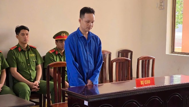 Tiến Anh đã gây thương tích cho gia đình vợ hờ. Ảnh: Lao Động