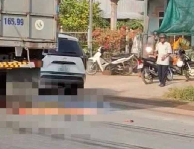 Hiện trường xảy ra vụ tai nạn. Ảnh: Báo Giao thông.