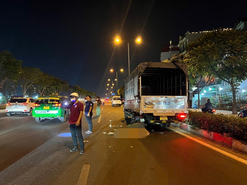 Hiện trường xảy ra vụ tai nạn. Ảnh: Báo Giao thông.