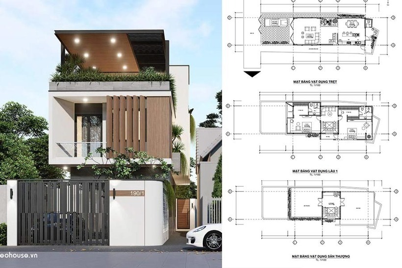 Xây dựng nhà phố 2 tầng 1 tum hiện đại là một quyết định quan trọng, đòi hỏi sự chuẩn bị kỹ lưỡng về tài chính. Ảnh minh họa