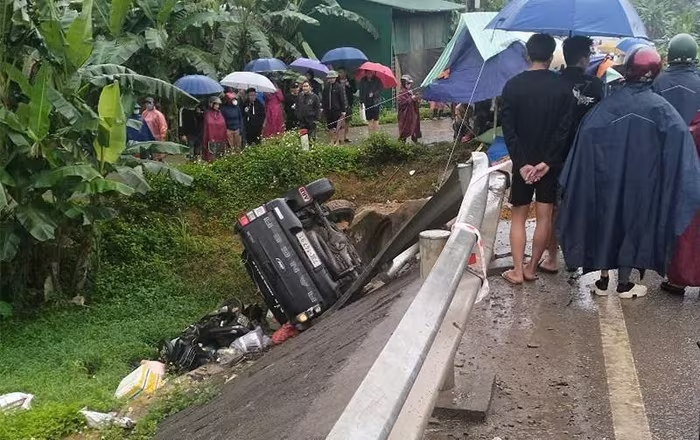 Hiện trường vụ tai nạn. Ảnh: Tri thức & Cuộc sống