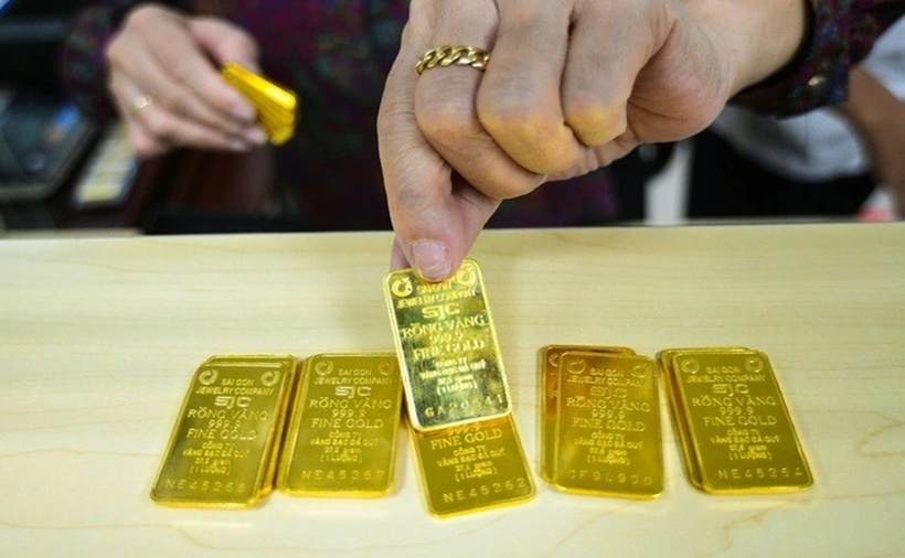 Giá vàng tối nay (31/3): Vàng lập kỷ lục mới, đạt ngưỡng 101,8 triệu đồng/lượng. (Ảnh: SK&ĐS)