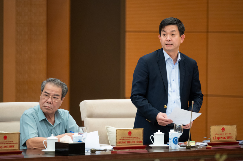 Tổng Thư ký Quốc hội, Chủ nhiệm Văn phòng Quốc hội Lê Quang Tùng. (Ảnh: Media Quốc hội)