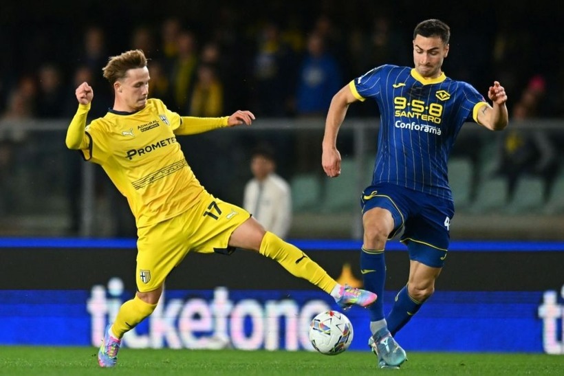 Kết quả bóng đá hôm nay ngày 1/4: Verona 0-0 Parma.