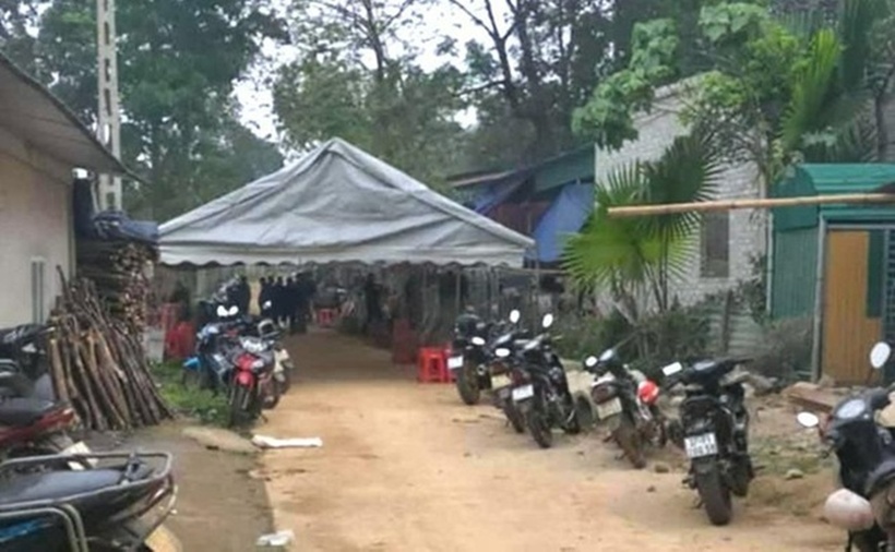 Bà H. tử vong trong lễ đưa tang chồng. (Ảnh: Người lao động)