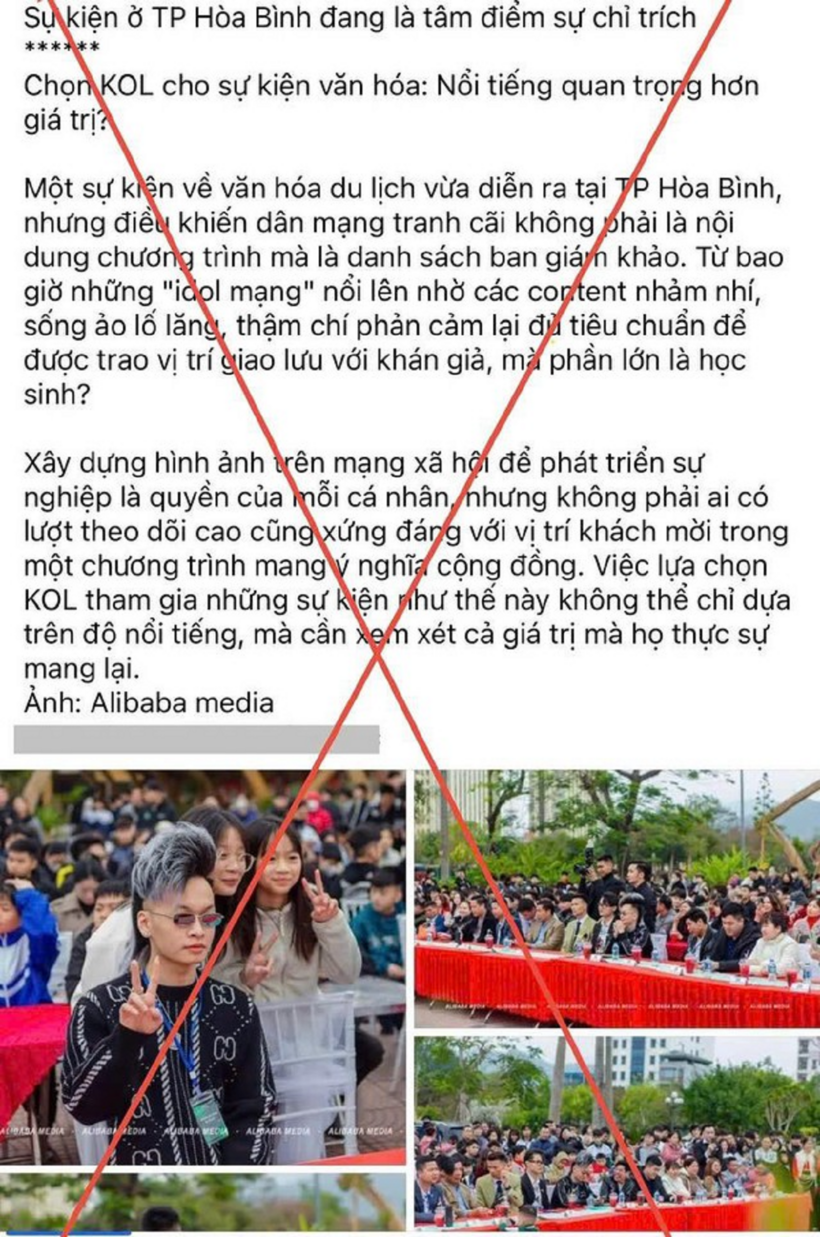 Sự kiện quảng bá nem chua không phải là sự kiện văn hoá – du lịch như nhiều người chia sẻ. Ảnh: Sức khỏe và Đời sống