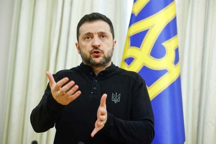 Tổng thống Ukraine Volodymyr Zelensky. Ảnh: News Straits Times