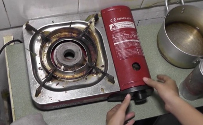 Bình gas mini bất ngờ phát nổ, nam thanh niên nguy kịch.