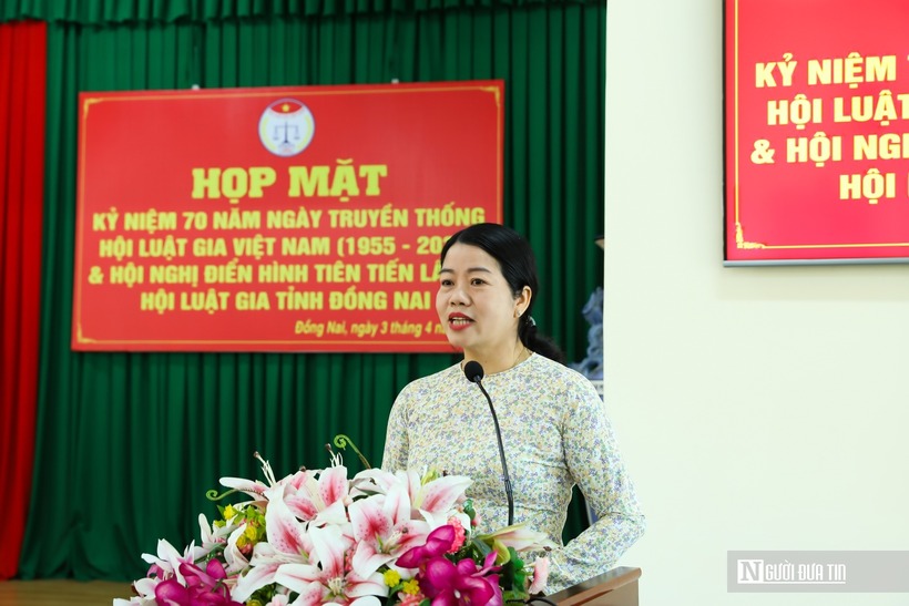 Phó Chủ tịch Ủy ban MTTQ tỉnh Đồng Nai - bà Lưu Thị Hà.