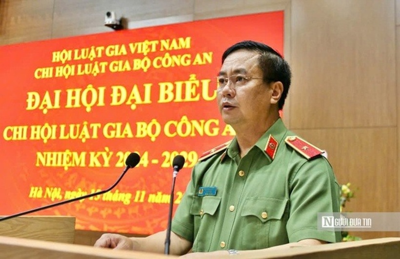 Thiếu tướng Phạm Công Nguyên - Chi Hội trưởng Chi hội Luật gia Bộ Công an.