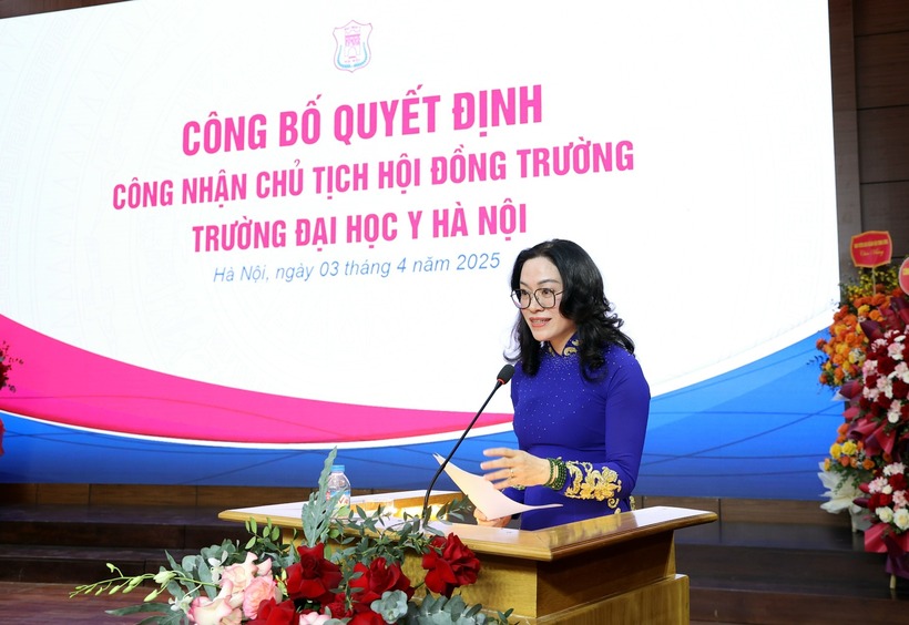 PGS. Phan Thị Thu Hương - Tân Chủ tịch Hội đồng trường Trường Đại học Y Hà Nội. Ảnh: Sức Khỏe & Đời Sống