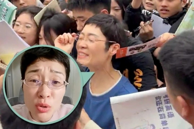 Liu có biệt danh "cô giáo quỷ dữ" do cực kỳ nghiêm khắc và mắng học trò rất "ngoa". Ảnh: SCMP.