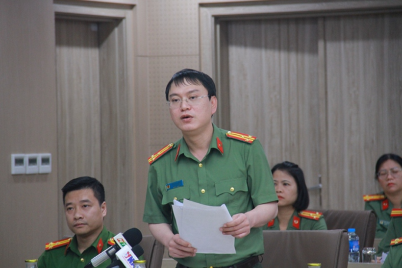 Thượng tá Trần Văn Hùng, Phó Cục trưởng An ninh điều tra - Bộ Công an. Ảnh: NLĐ