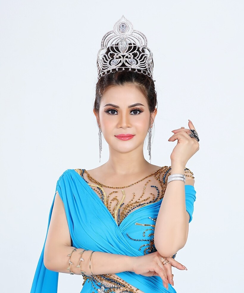 Sau đăng quang nhan sắc Hoa hậu Diễm Giang ngày càng thăng hạng