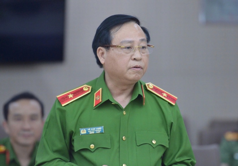 Thiếu tướng Tô Cao Lanh - Cục phó Cục Cảnh sát hình sự (Bộ Công an). Ảnh: Dân Trí