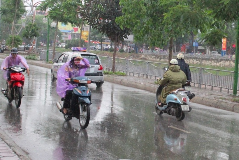 Miền Bắc có mưa rào và giông rải rác, cục bộ có nơi mưa to. Ảnh minh hoạ.