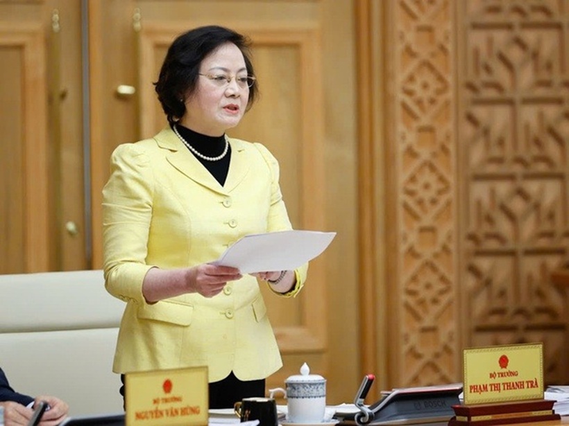 Bộ trưởng Bộ Nội vụ Phạm Thị Thanh Trà đã báo cáo và công bố kết quả, xếp hạng SIPAS (Ảnh: VGP).