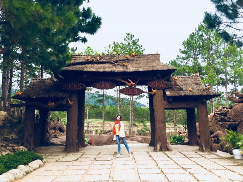Hướng dẫn di chuyển đến đường hầm điêu khắc Đà Lạt.