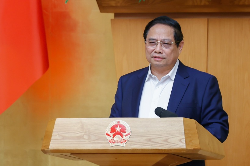 Thủ tướng Phạm Minh Chính kết luận phiên họp. (Ảnh: VGP)
