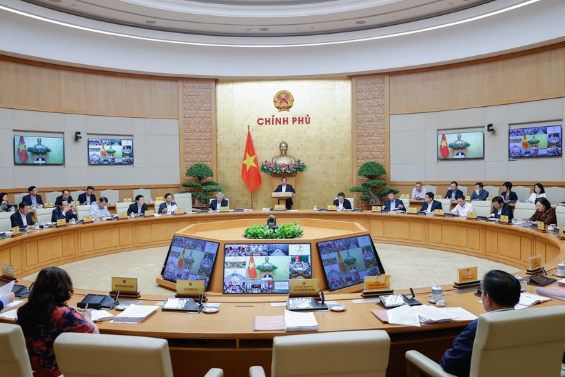 Toàn cảnh phiên họp. (Ảnh: VGP)