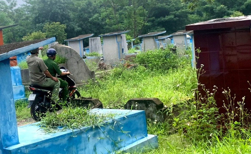 Khu vực nghĩa trang Bình Hưng Hòa. (Ảnh: Dân trí)