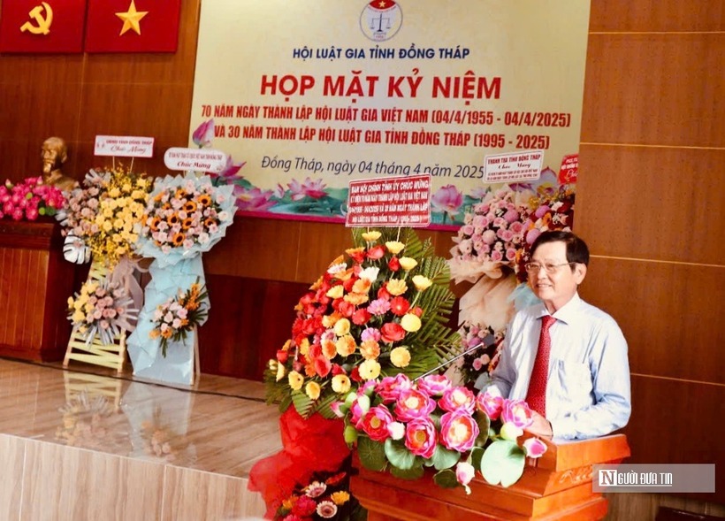 Luật gia Đoàn Quốc Cường, Chủ tịch Hội Luật gia tỉnh Đồng Tháp.